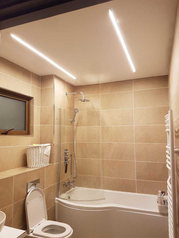 5 bước lắp đặt đèn led dây trong phòng tắm