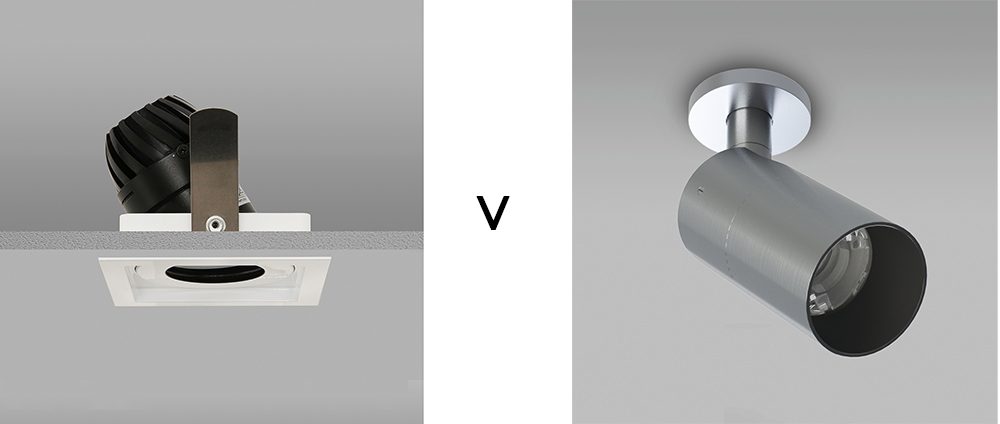 Sự khác biệt giữa đèn led downlight và đèn spotlight