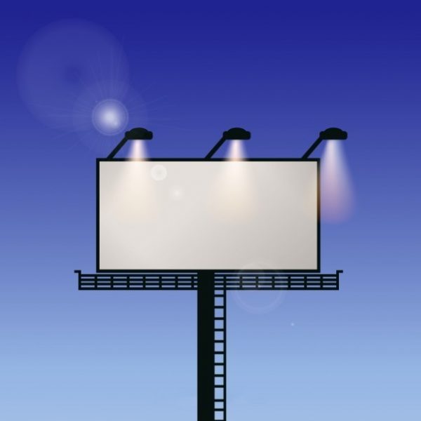 Tuyệt chiêu thiết kế biển quảng cáo ngoài trời với đèn pha LED