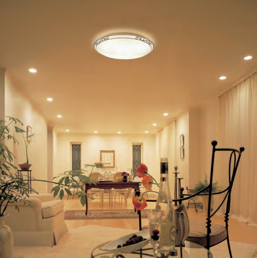 Chọn đèn LED opple ốp trần trang trí phòng khách