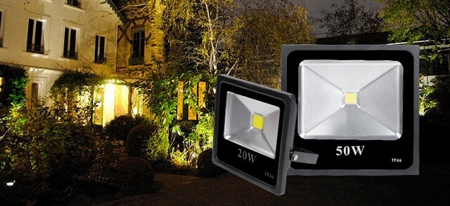 LED flood light – Đèn pha led ngoài trời. Cấu tạo và ứng dụng thực tế