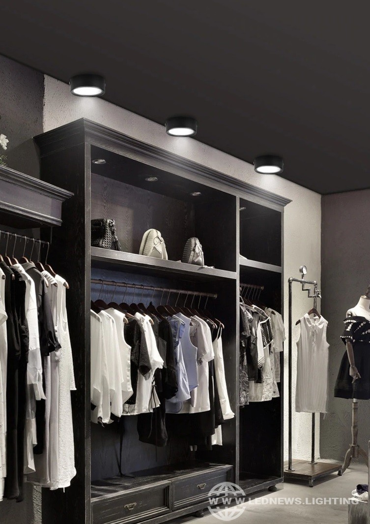 Ánh sáng LED cho phòng thay đồ