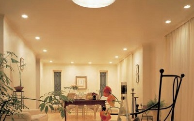 Chọn đèn LED Opple ốp trần trang trí phòng khách